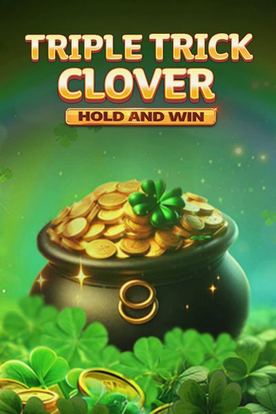 Okładka slotu Triple Trick Clover Hold and Win w lobby Cleobetra Casino